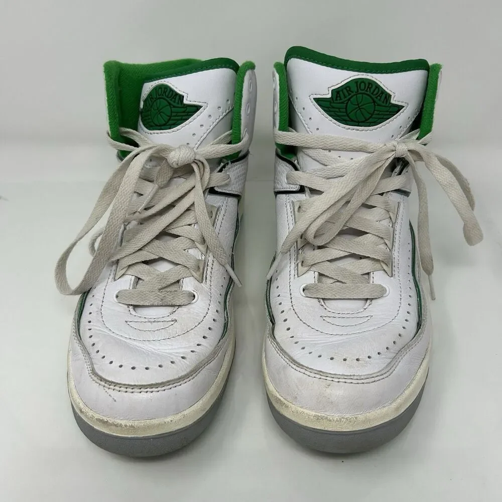 Jordan 2 Retro Lucky Green GS DQ8562 103 White Mens Size 6Y